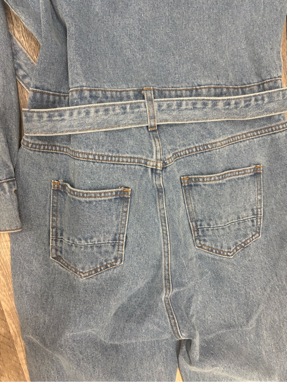 Circle of Trust Levy Jumpsuit- Denim Tie-Waist Jumpsuit Small NWT - Picture 6 of 7